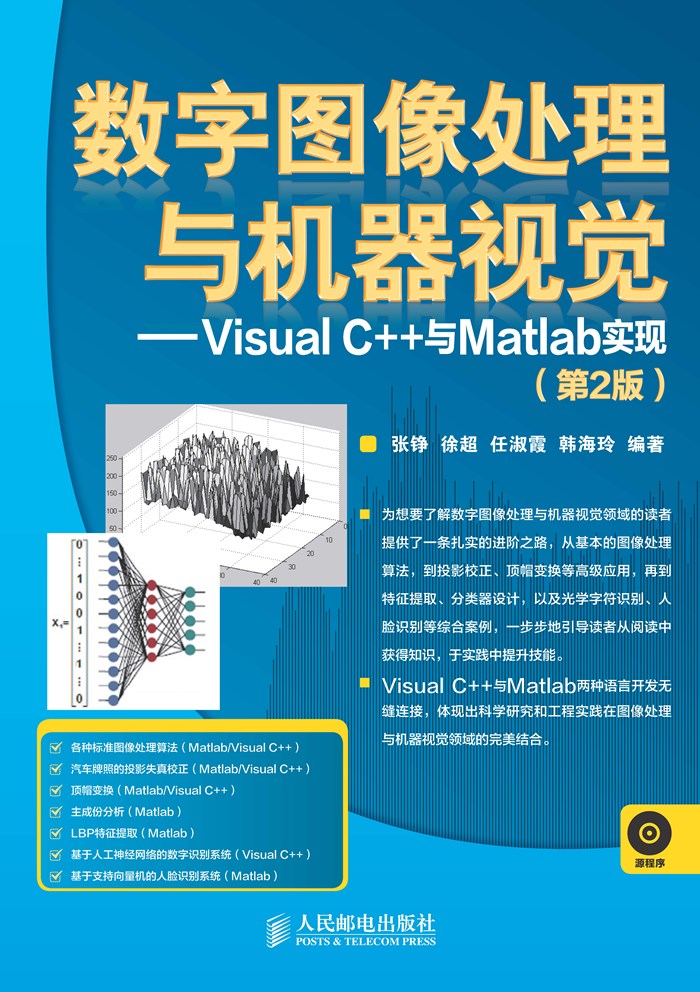 数字图像处理与机器视觉——Visual C++与Matlab实现（第2版）