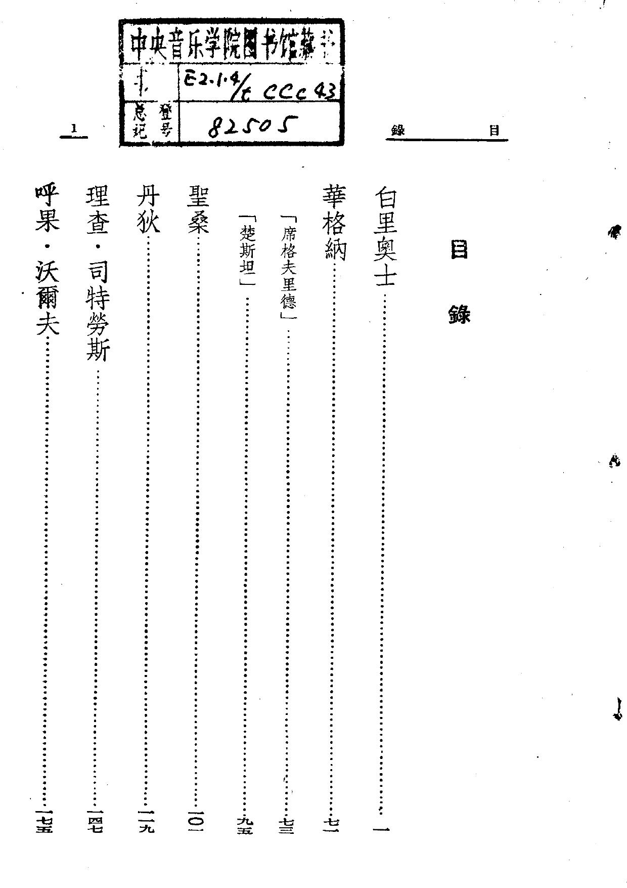 现代音乐家评传